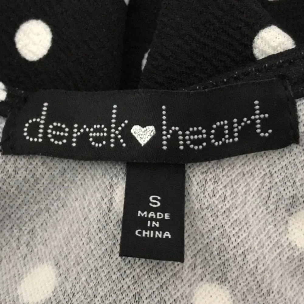 Derek Heart Polka-Dot Fitted Dress - Picture 7 of 8